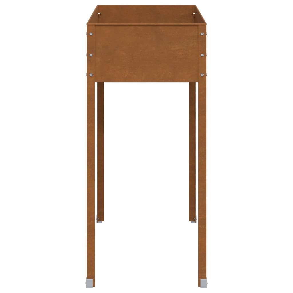 Garden Planter 100.5x40.5x90 cm Weathering Steel