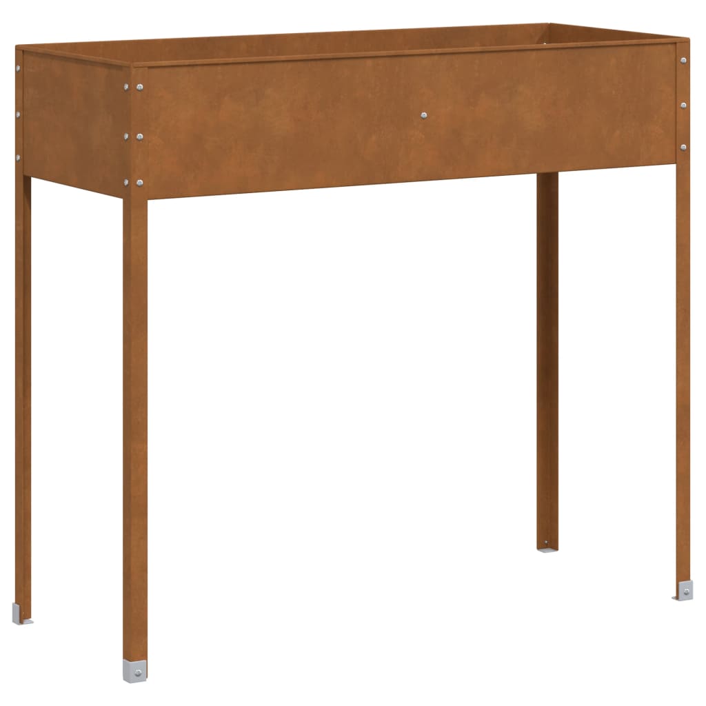 Garden Planter 100.5x40.5x90 cm Weathering Steel