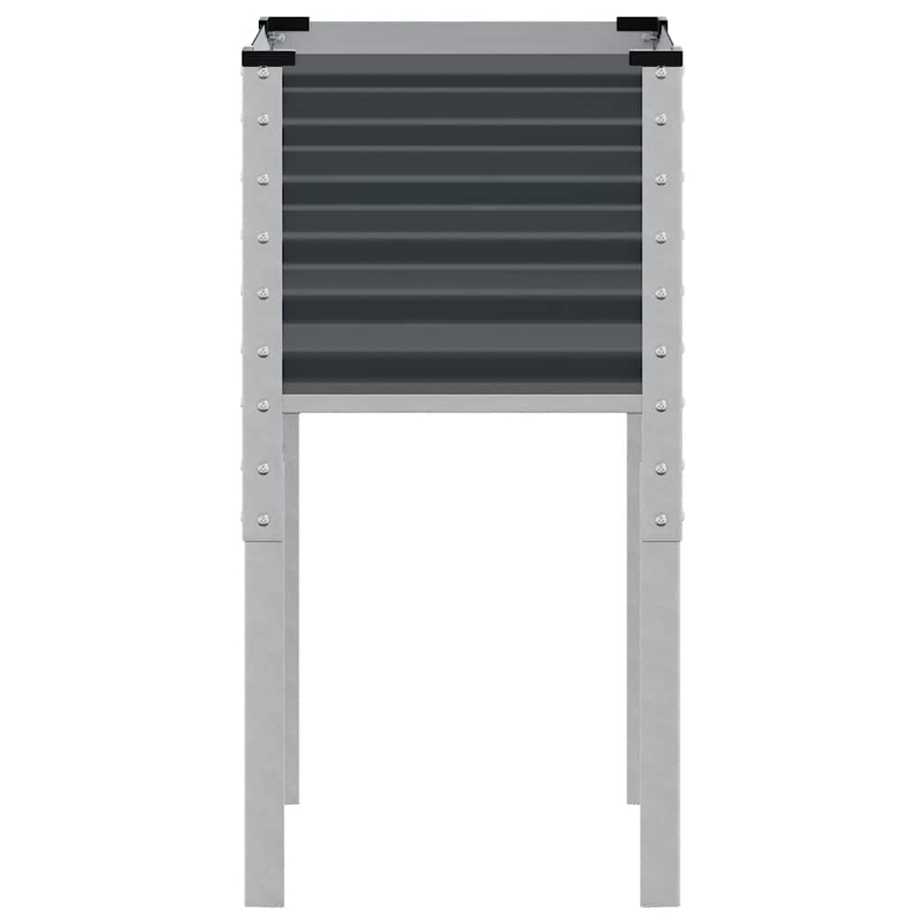 Garden Planter Anthracite 45x45x88 cm Steel