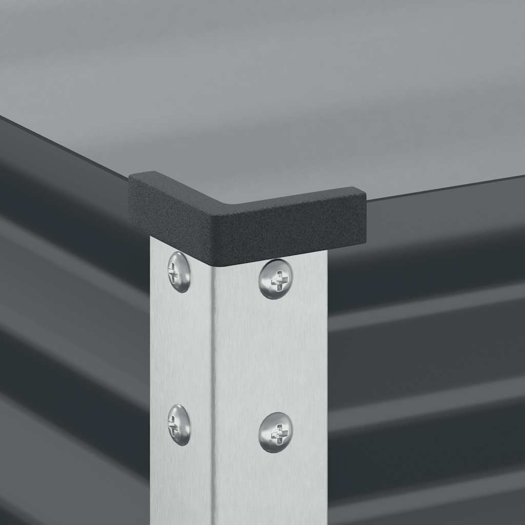 Garden Planter Anthracite 100x45x90 cm Steel