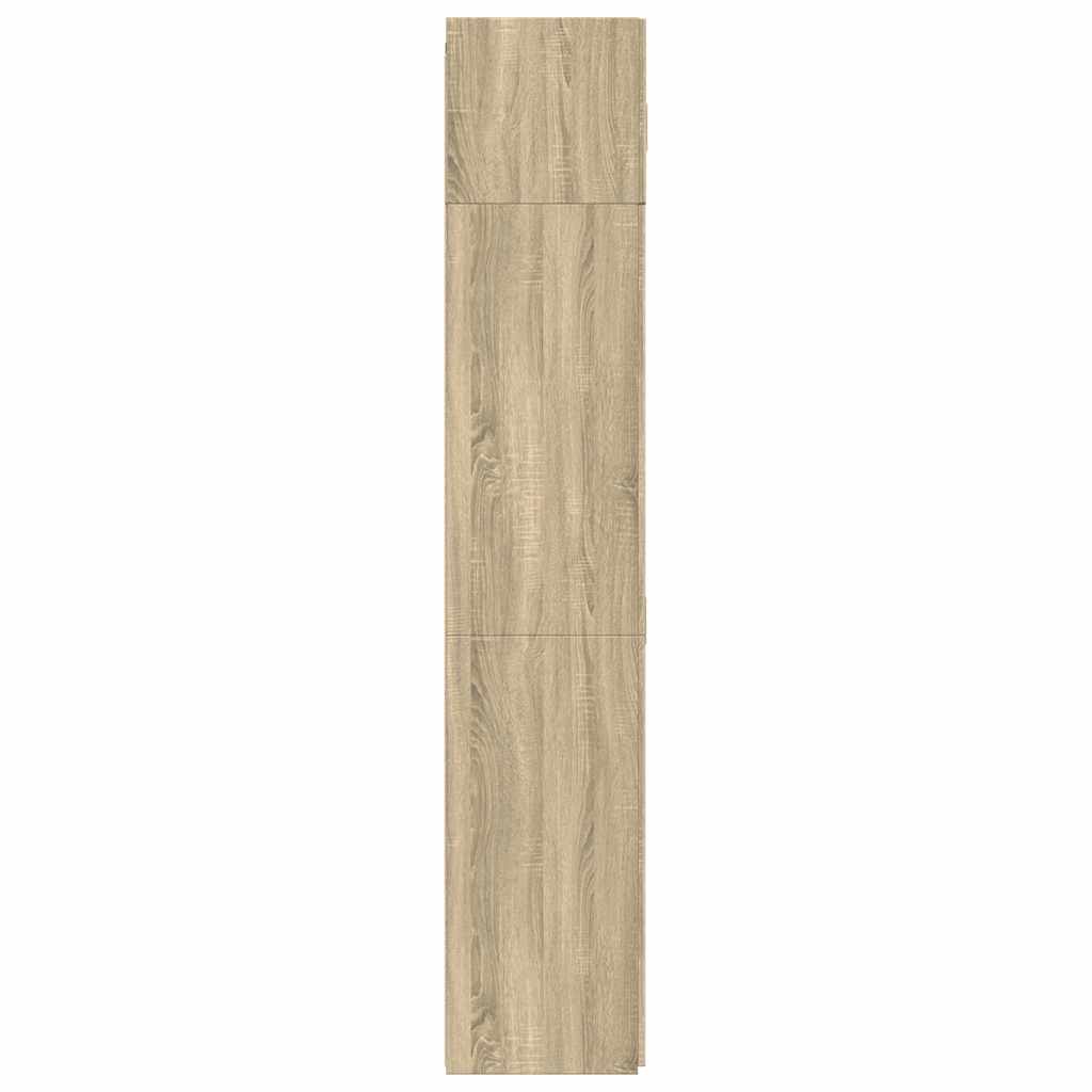 Storage Cabinet Sonoma Oak 80x42,5x225 cm Engineered Wood