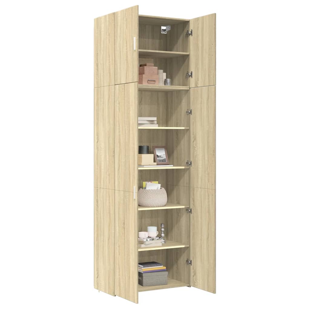 Highboard Sonoma Oak 80x42.5x249 cm Engineered Wood