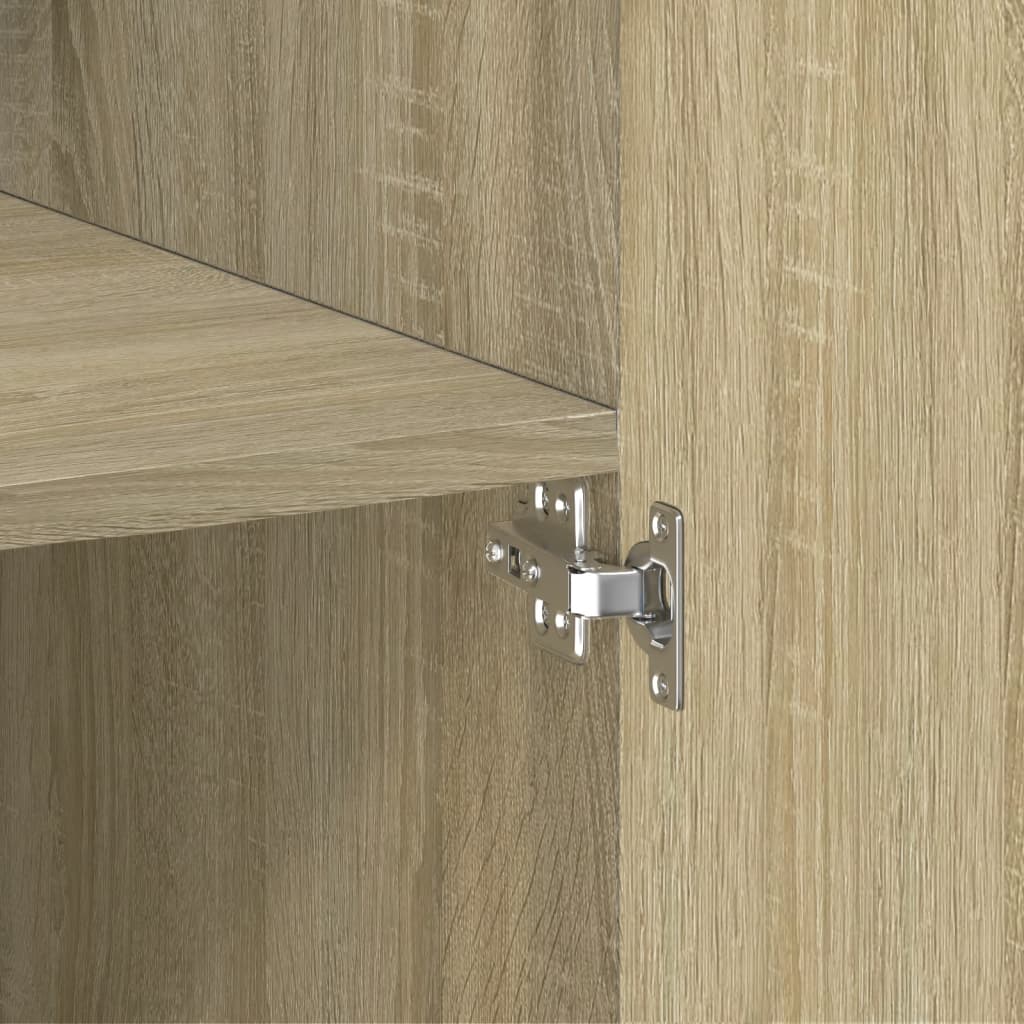 Highboard Sonoma Oak 80x42.5x185 cm Engineered Wood