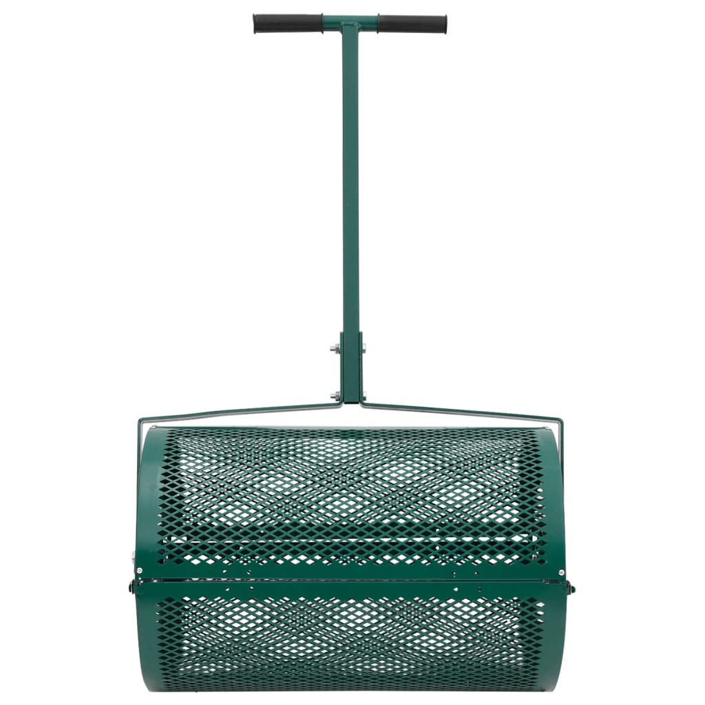 Compost Spreader 75L Green Ø40x60 cm Steel