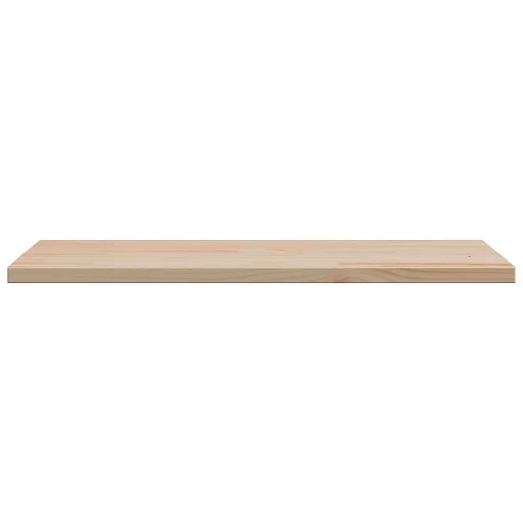 Table Top 80x50x1.7 cm Rectangular Solid Wood Pine