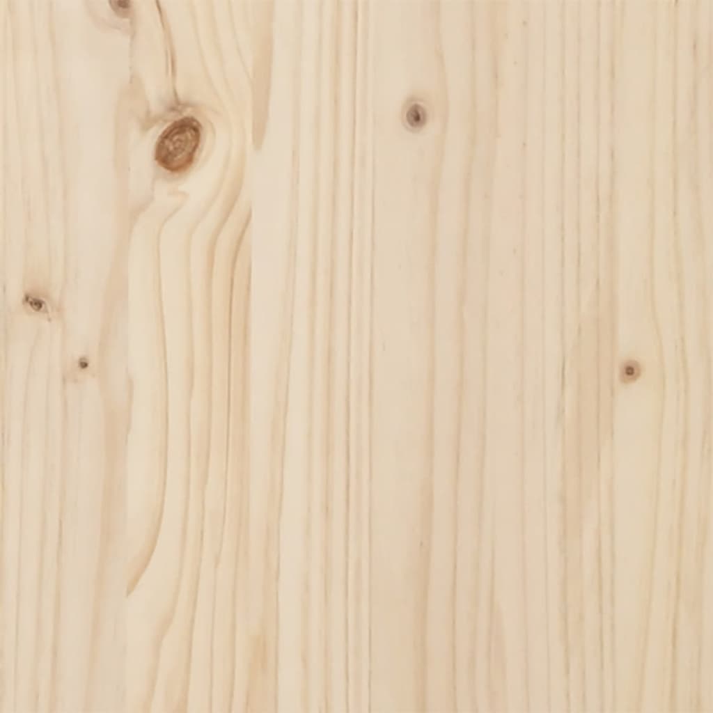Dining Table O-Frame 180x90x75.5 cm Solid Wood Pine and Steel
