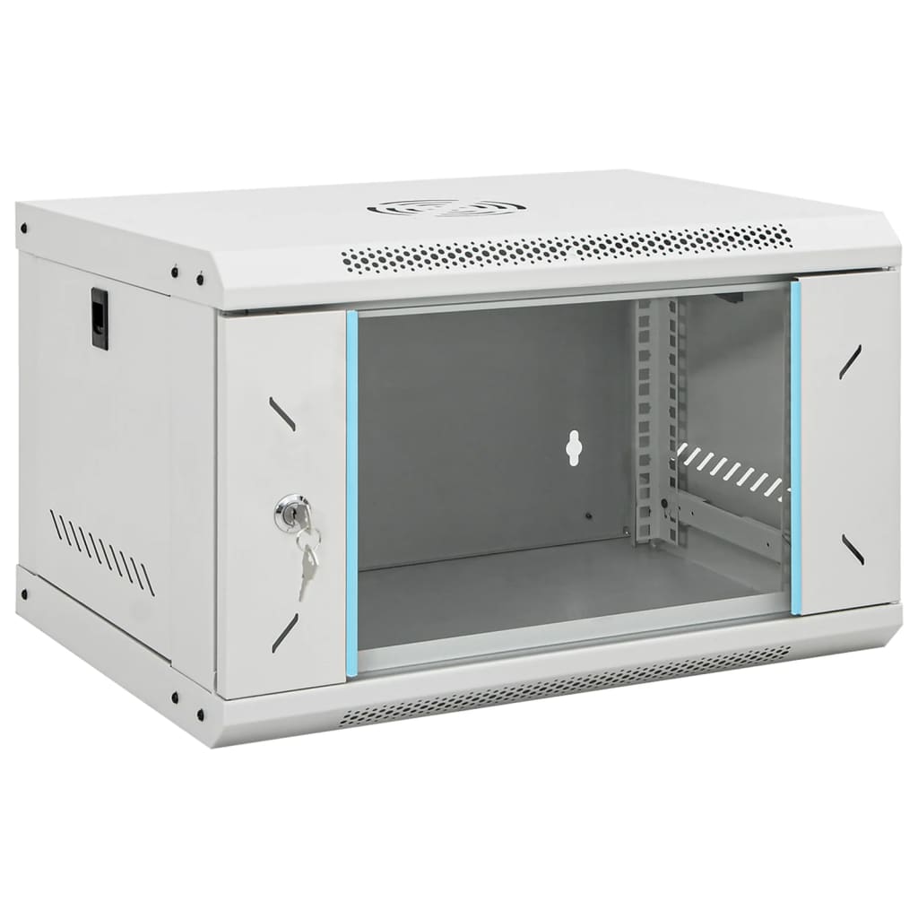 6U Wall Mounted Network Cabinet 19" IP20 53x40x30 cm