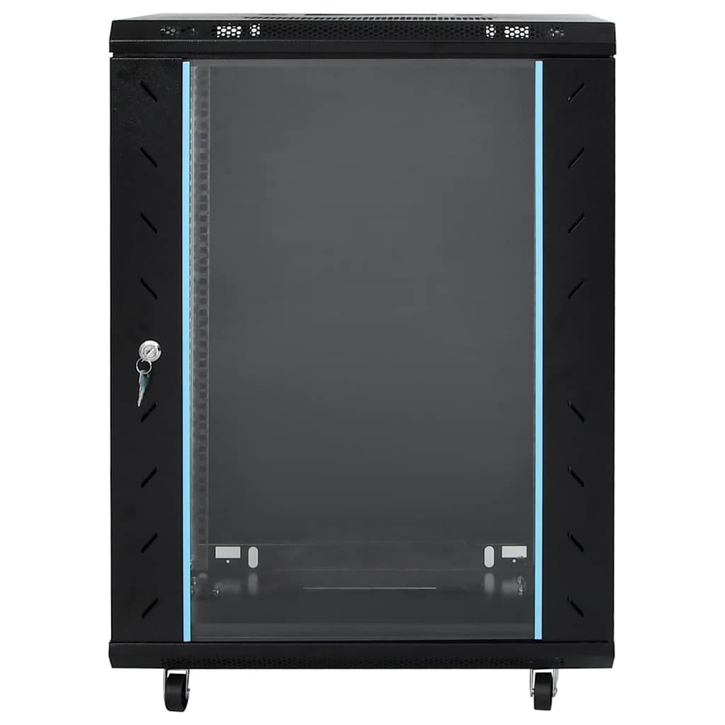 15U Network Cabinet with Swivel Feet 19" IP20 60x45x86 cm