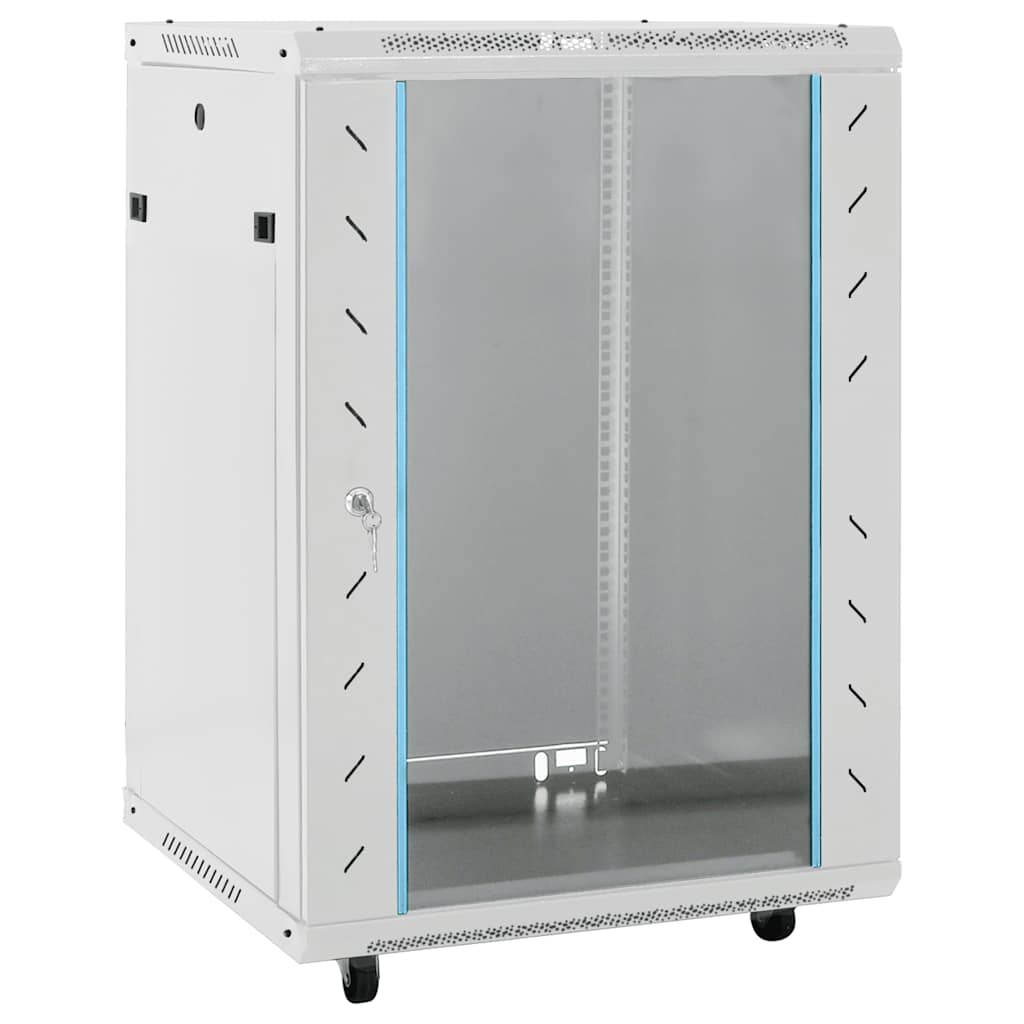 15U Network Cabinet with Swivel Feet 19" IP20 60x45x86 cm