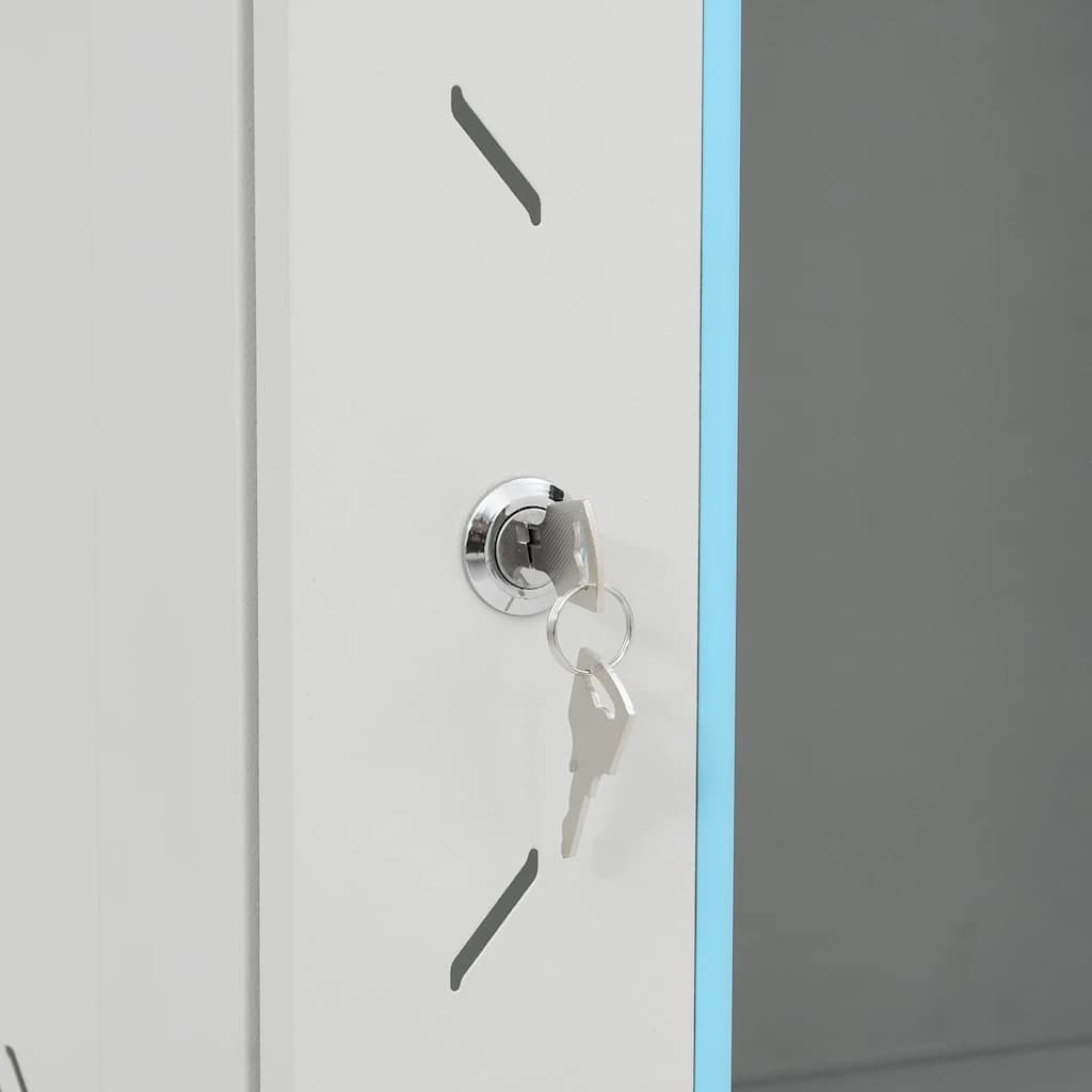 15U Network Cabinet with Swivel Feet 19" IP20 60x45x86 cm