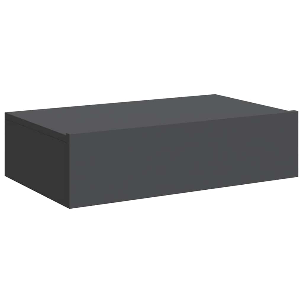 TV Cabinet with LED Lights Grey 60x35x15.5 cm