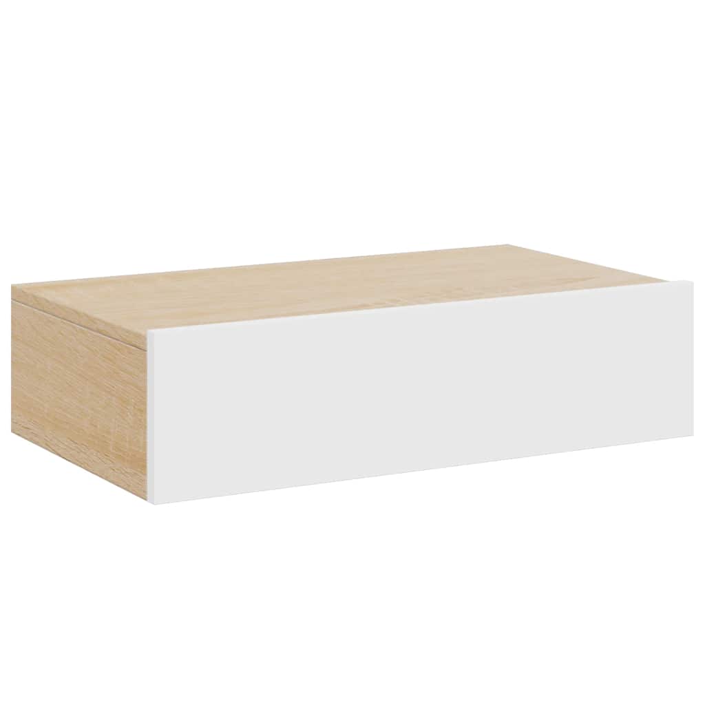 TV Cabinet with LED Lights White 60x35x15.5 cm