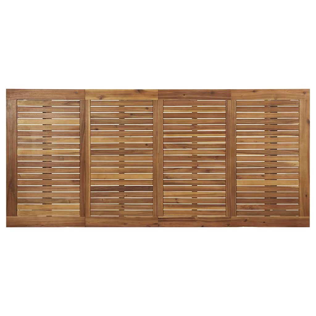 Garden Dining Set 7 pcs Black and brown