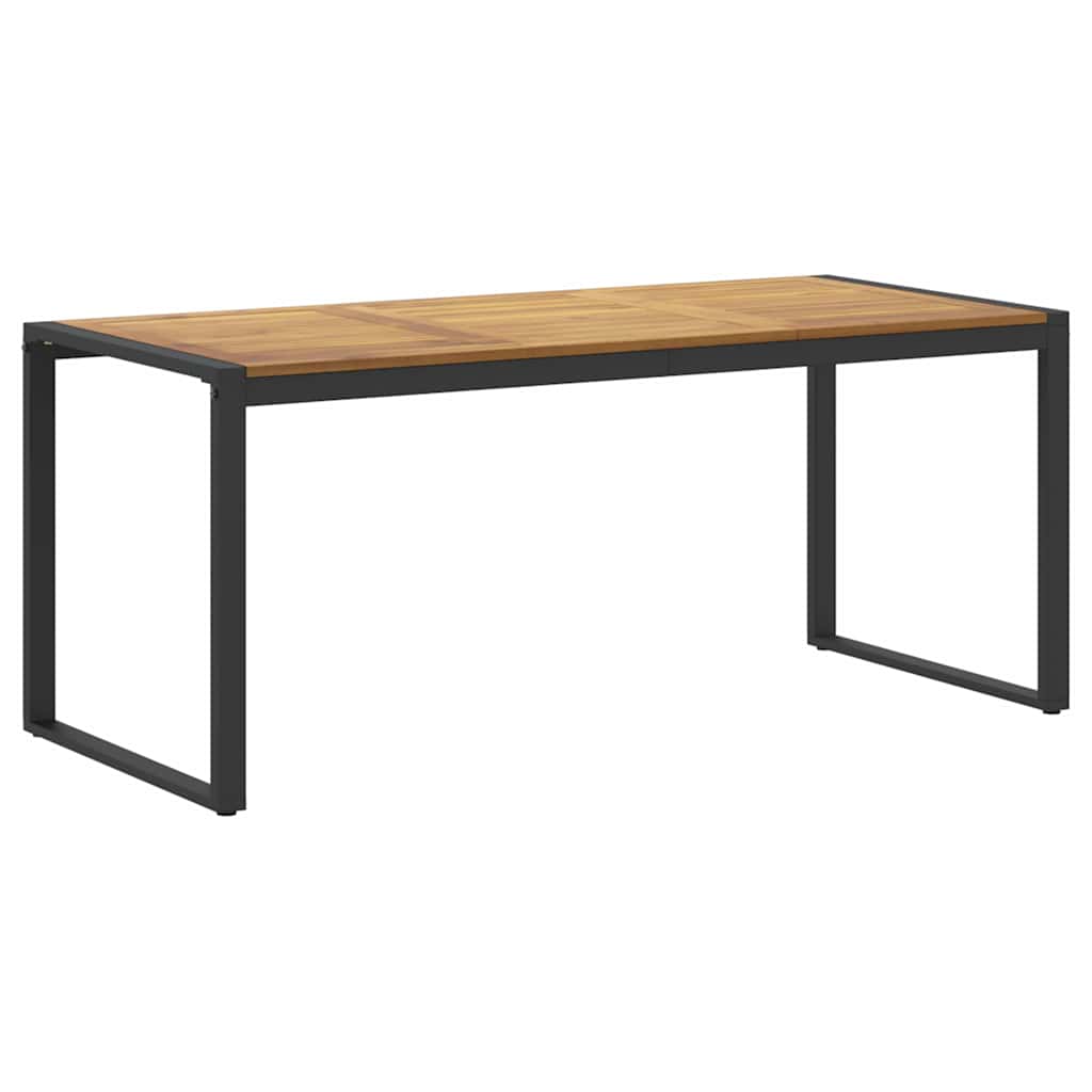 Garden Dining Set 5 pcs Black and brown