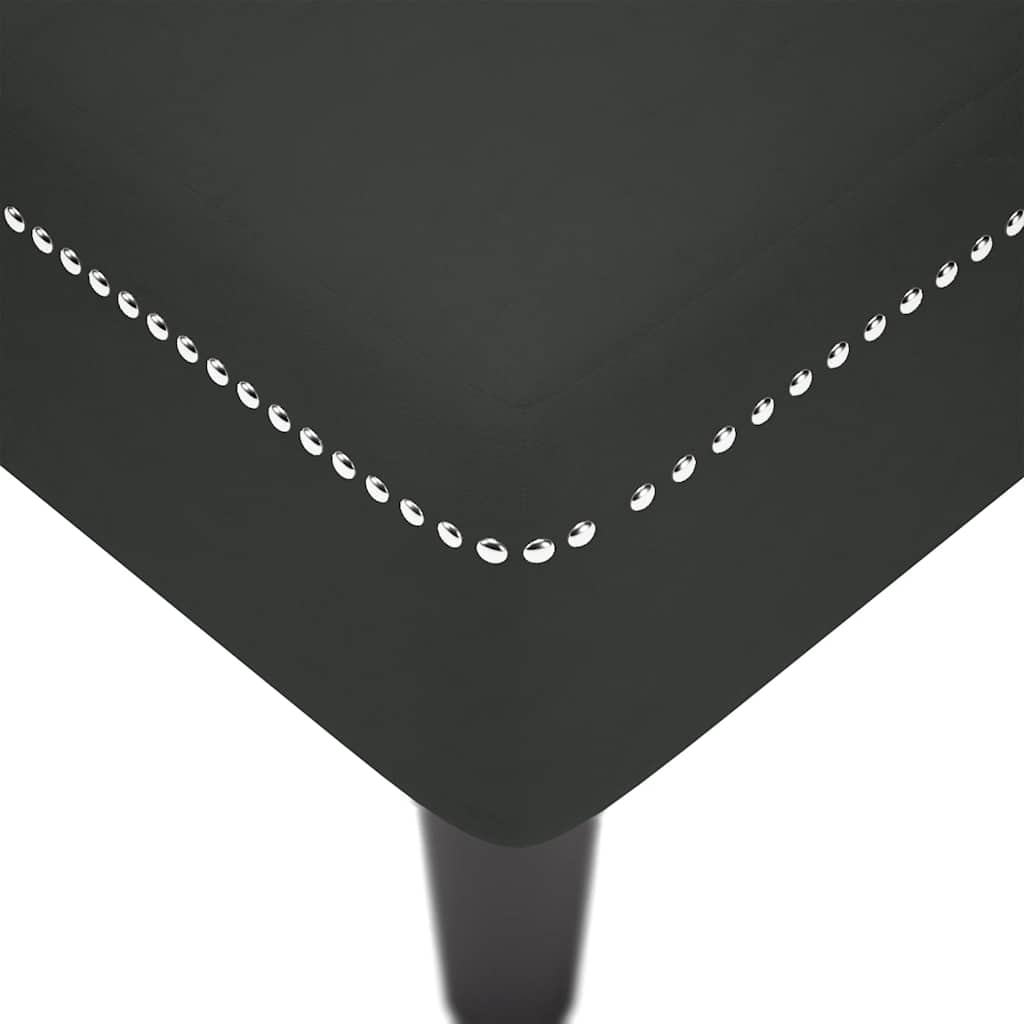 Chaise Lounge with Pillow and Right Armrest Black Velvet