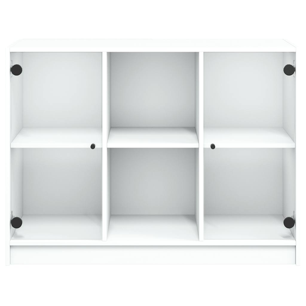 Sideboard White 102x37x75.5 cm Engineered Wood