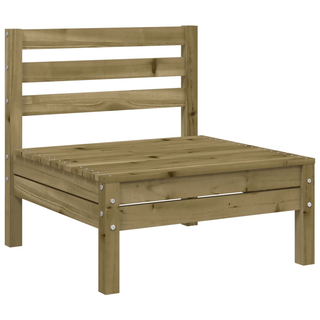 8 Piece Garden Sofa Set with Cushions Impregnated Wood Pine
