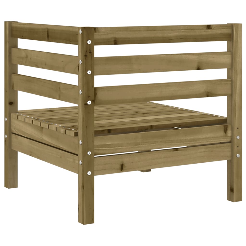 8 Piece Garden Sofa Set with Cushions Impregnated Wood Pine