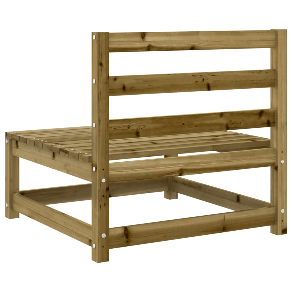 8 Piece Garden Sofa Set with Cushions Impregnated Wood Pine