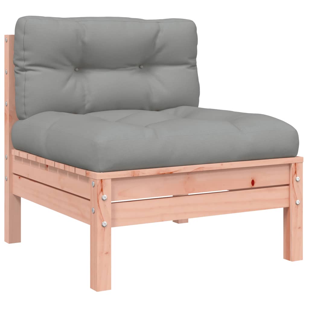 10 Piece Garden Sofa Set with Cushions Solid Wood Douglas Fir