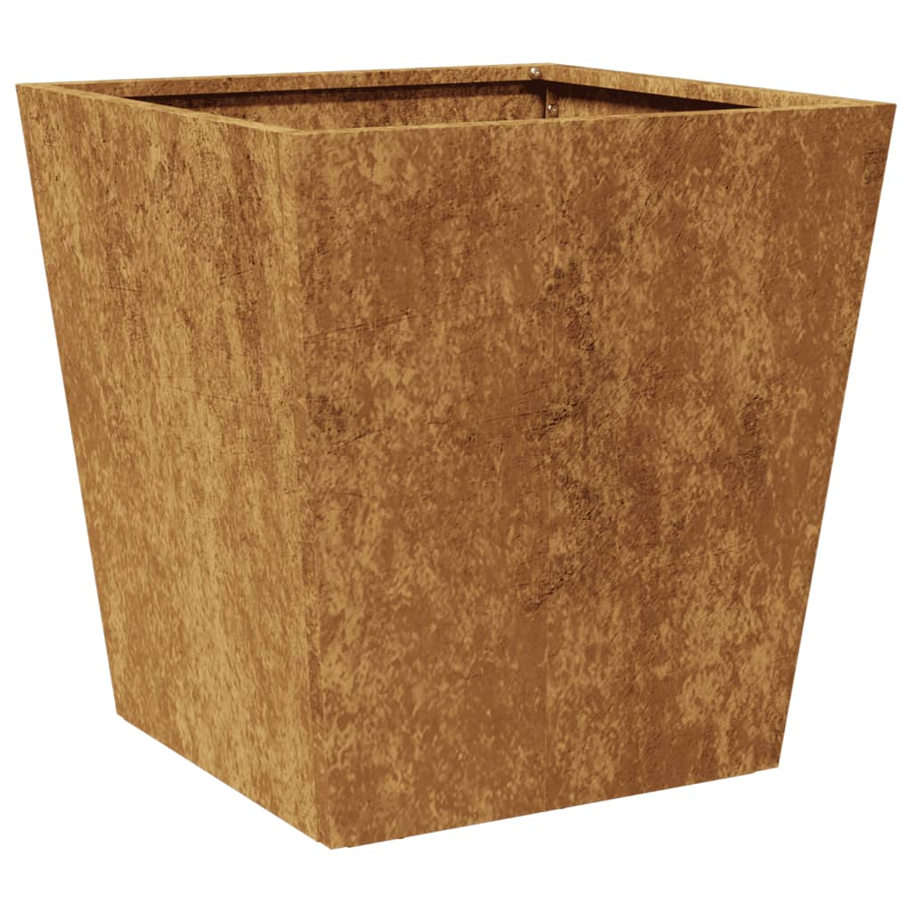 Garden Planters 2 pcs 40x40x40 cm Weathering Steel