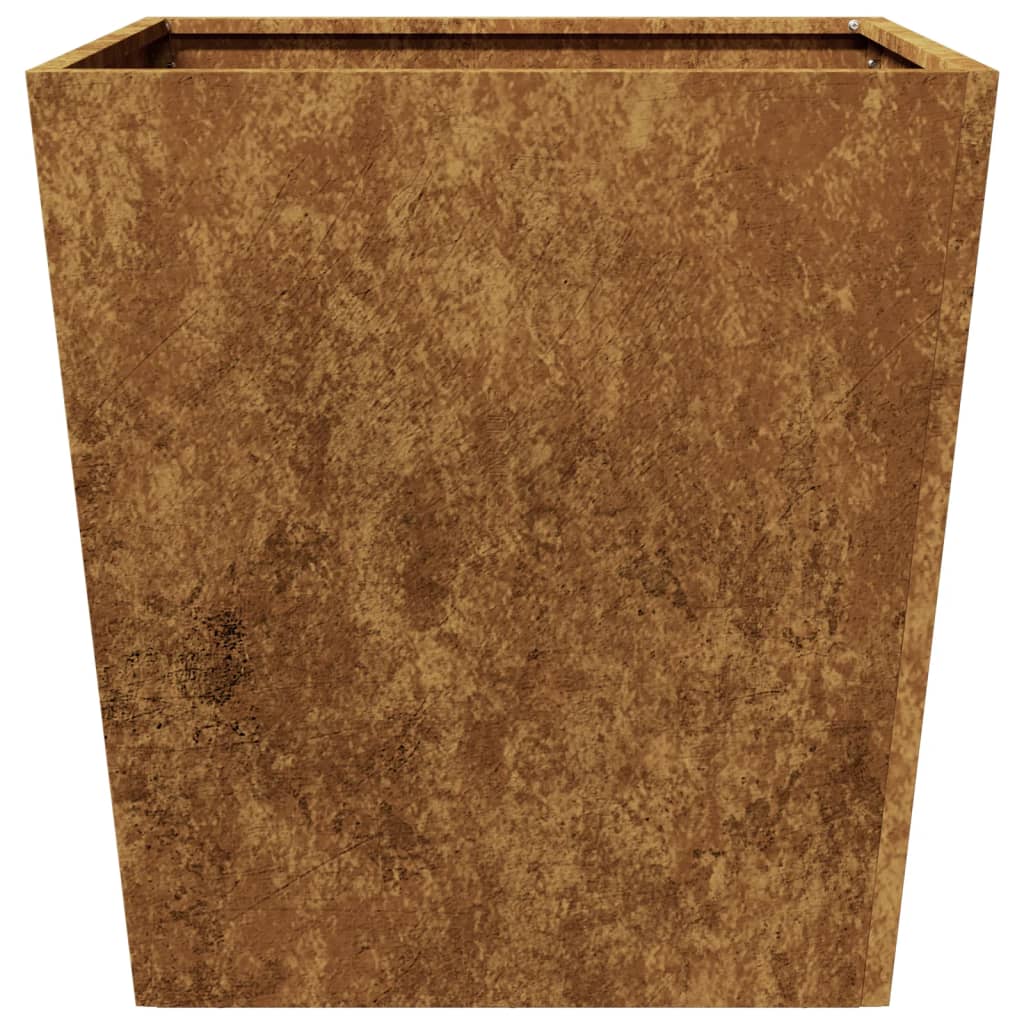 Garden Planters 2 pcs 50x50x50 cm Weathering Steel