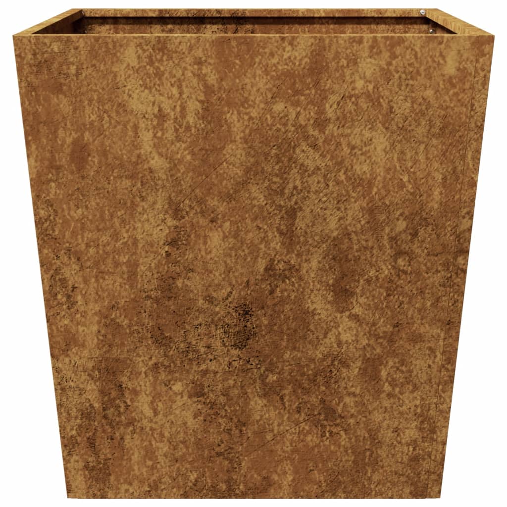 Garden Planters 2 pcs 50x50x50 cm Weathering Steel