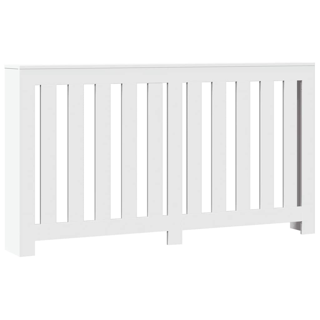 Radiator Cover White 149x20x82 cm Engineered Wood