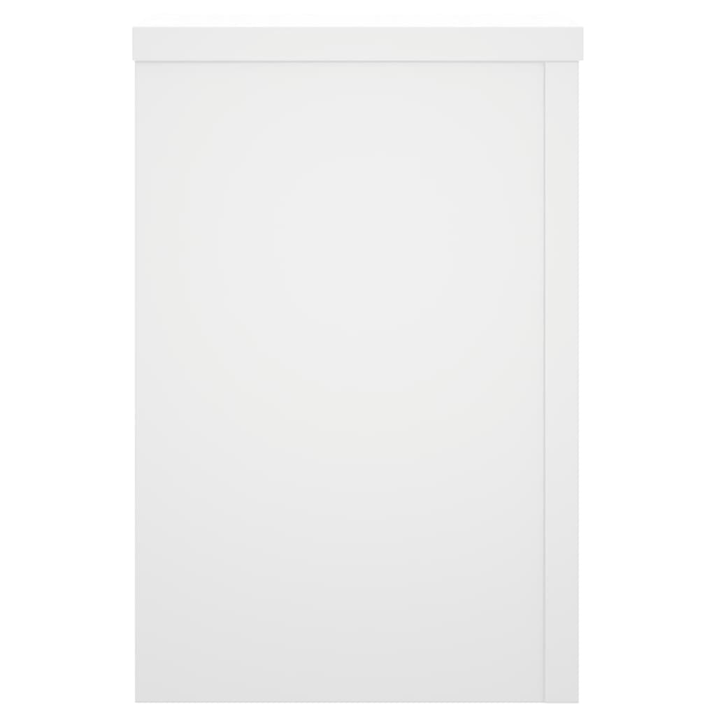 Plant Stands 2 pcs White 25x25x35 cm Engineered Wood