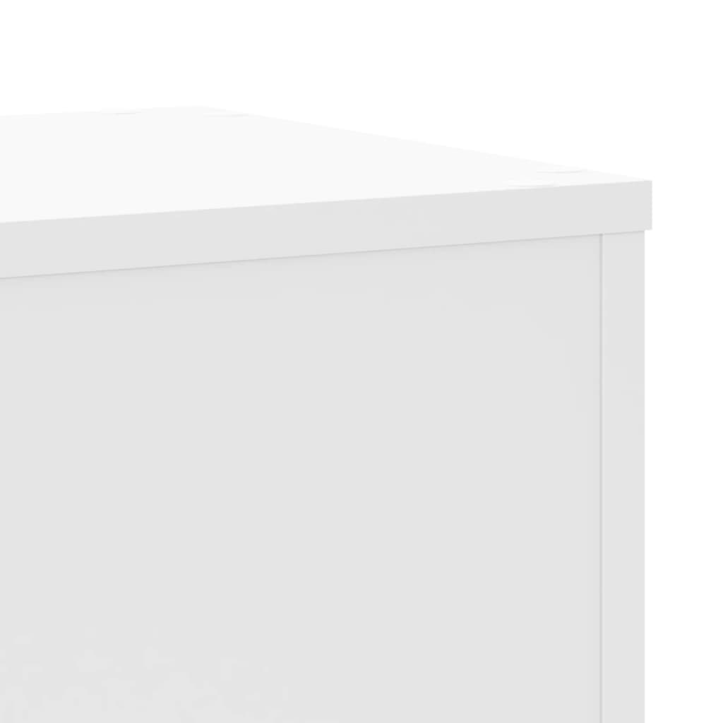 Plant Stands 2 pcs White 30x30x70 cm Engineered Wood