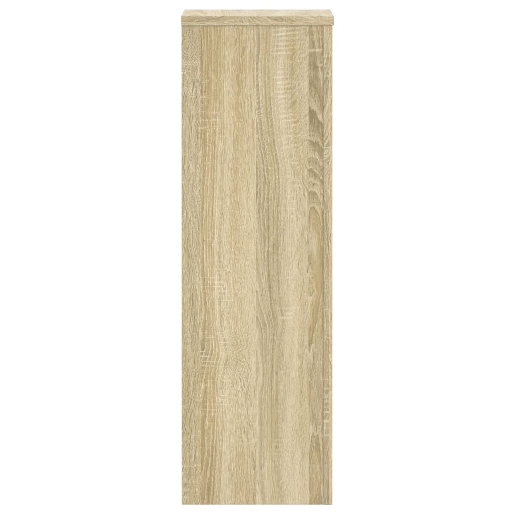 Plant Stands 2 pcs Sonoma Oak 25x25x80 cm Engineered Wood