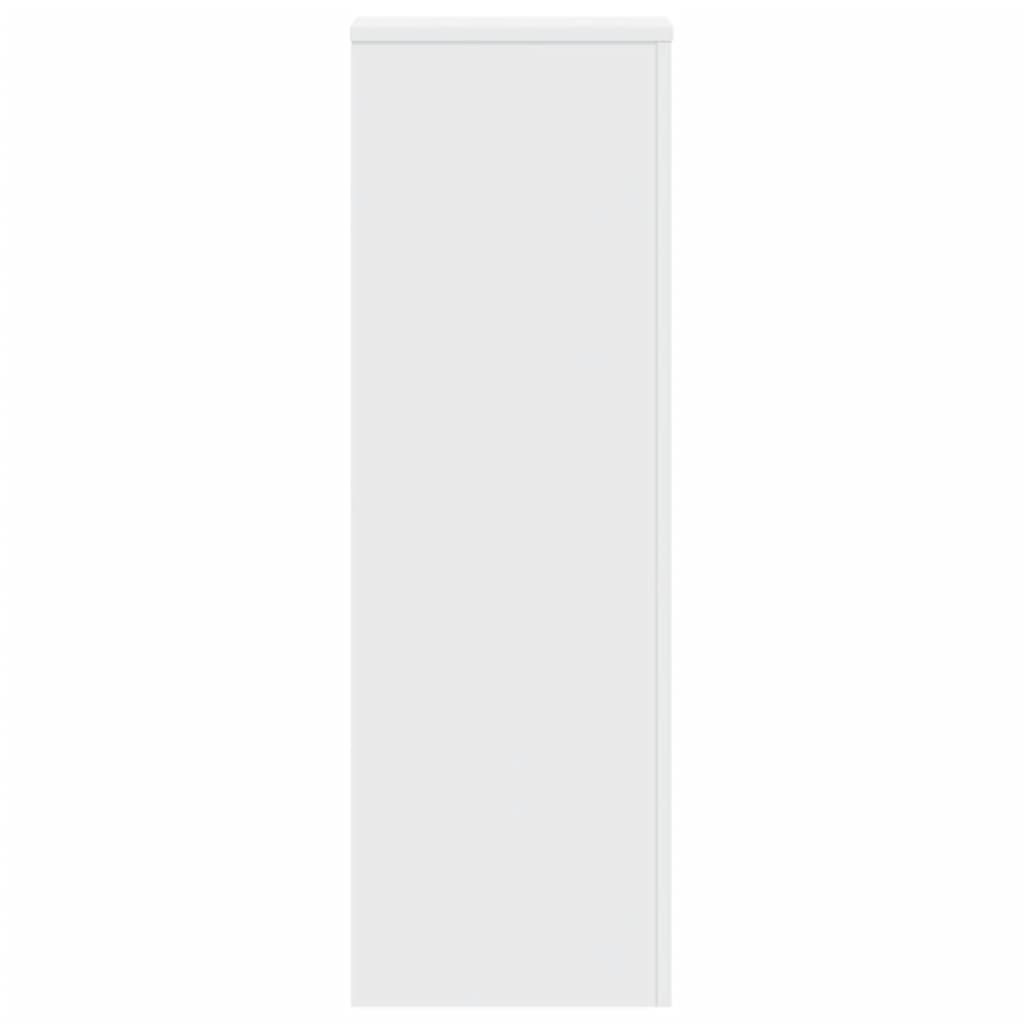 Plant Stand White 33x33x100 cm Engineered Wood
