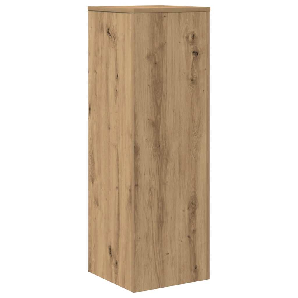Plant Stand Artisan Oak 33x33x100 cm Engineered Wood