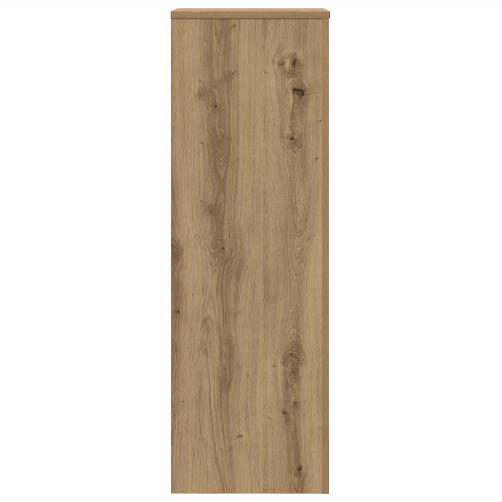 Plant Stand Artisan Oak 33x33x100 cm Engineered Wood