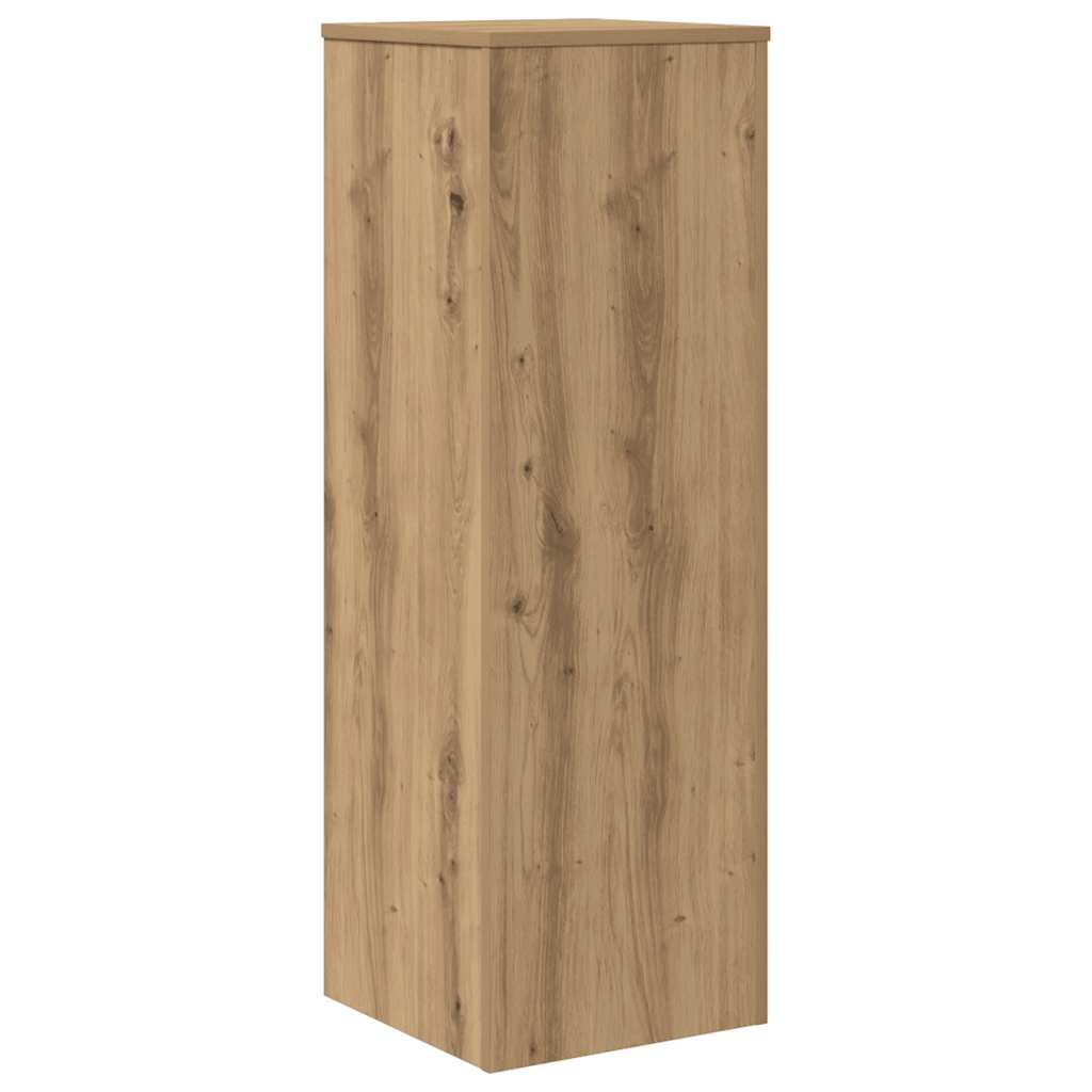 Plant Stand Artisan Oak 33x33x100 cm Engineered Wood