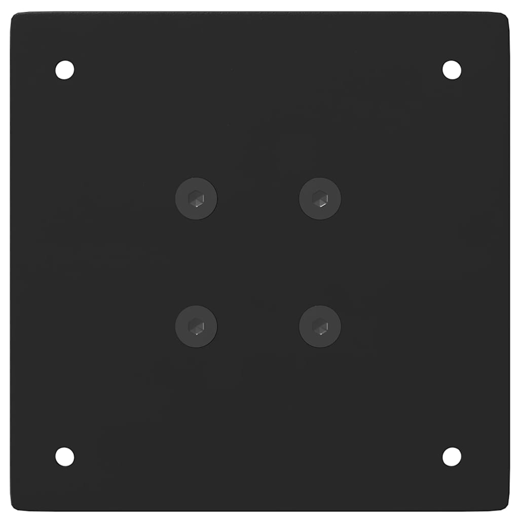 Console Table Legs 4 pcs Black 72-74 cm Steel