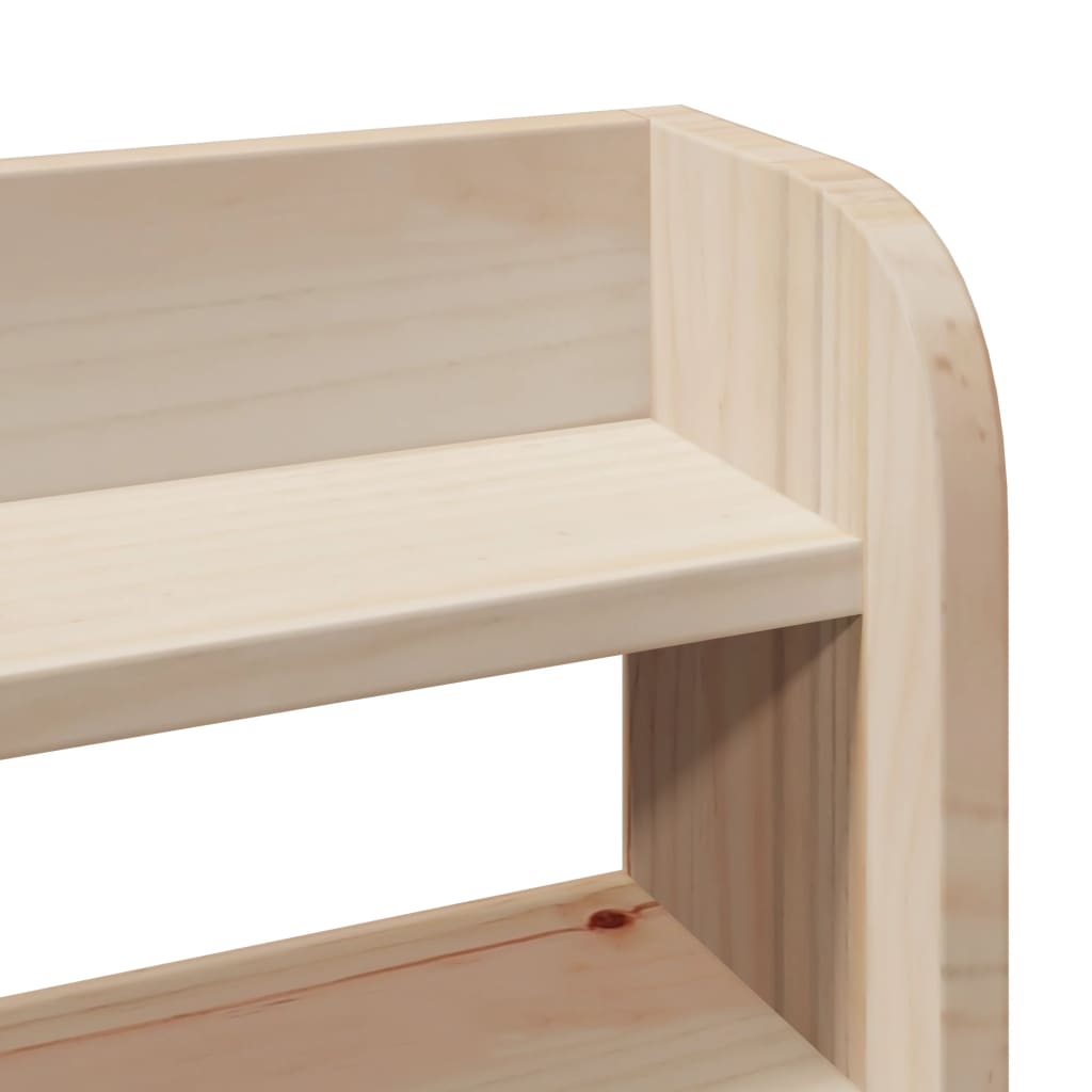 Bed Frame without Mattress 180x200 cm Solid Wood Pine