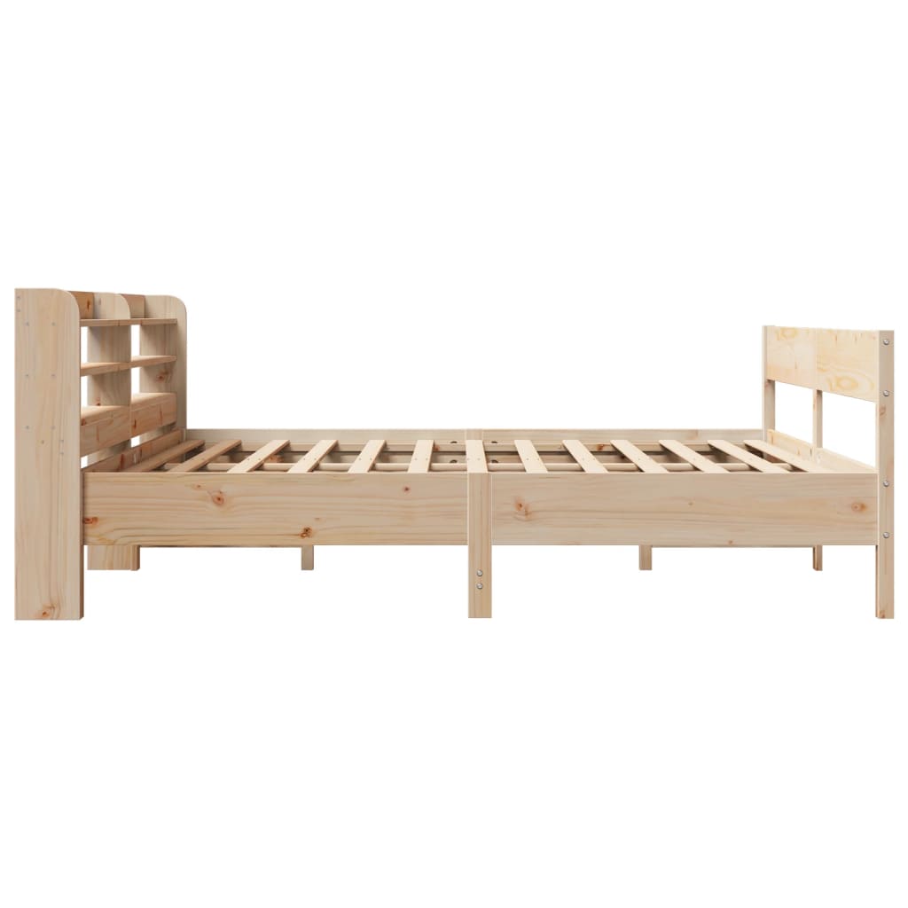 Bed Frame without Mattress 180x200 cm Solid Wood Pine