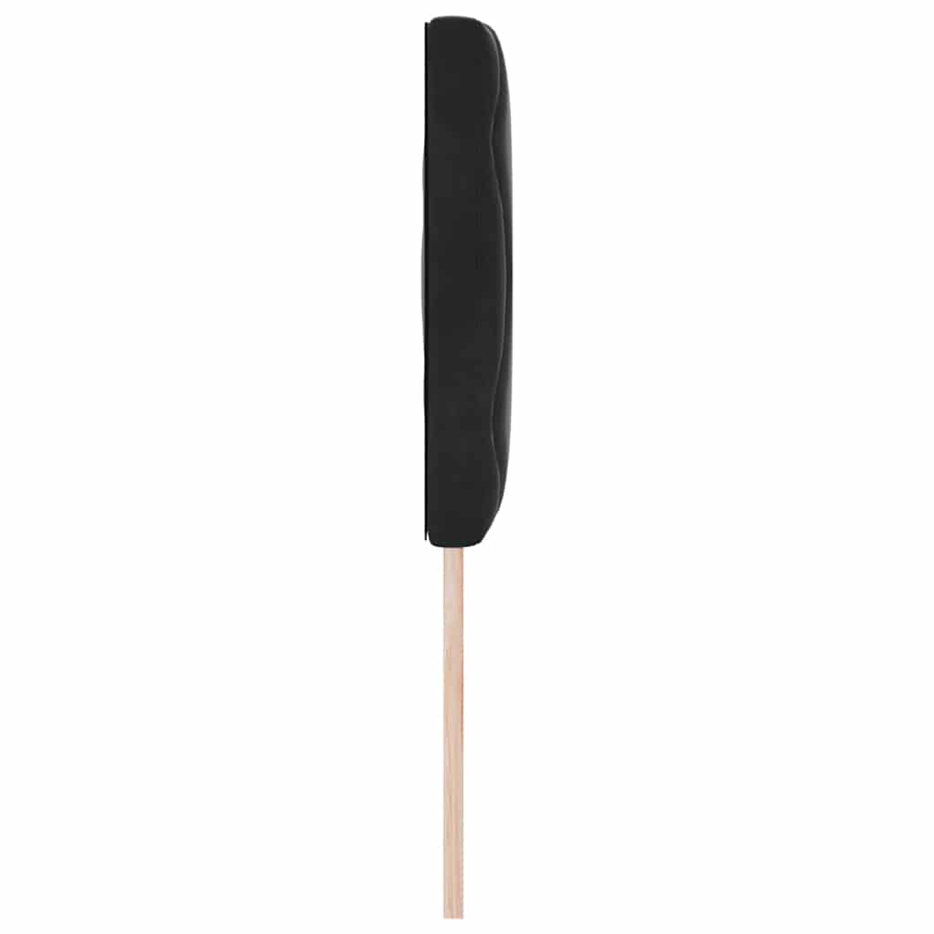 LED Headboard Black 144 cm Faux Leather