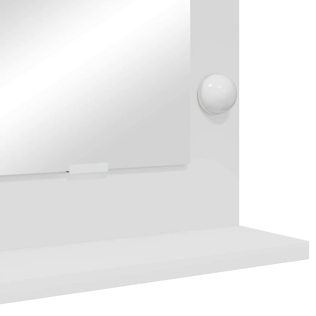 Vanity Mirror White 80 x 15 x 18 cm Glass and Engineered wood