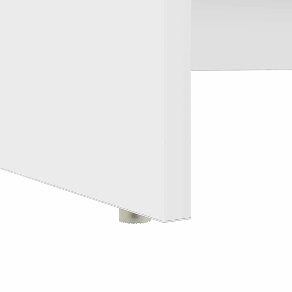 Desk with Drawer White 120,5 x 44 x 88,5 cm Engineered Wood