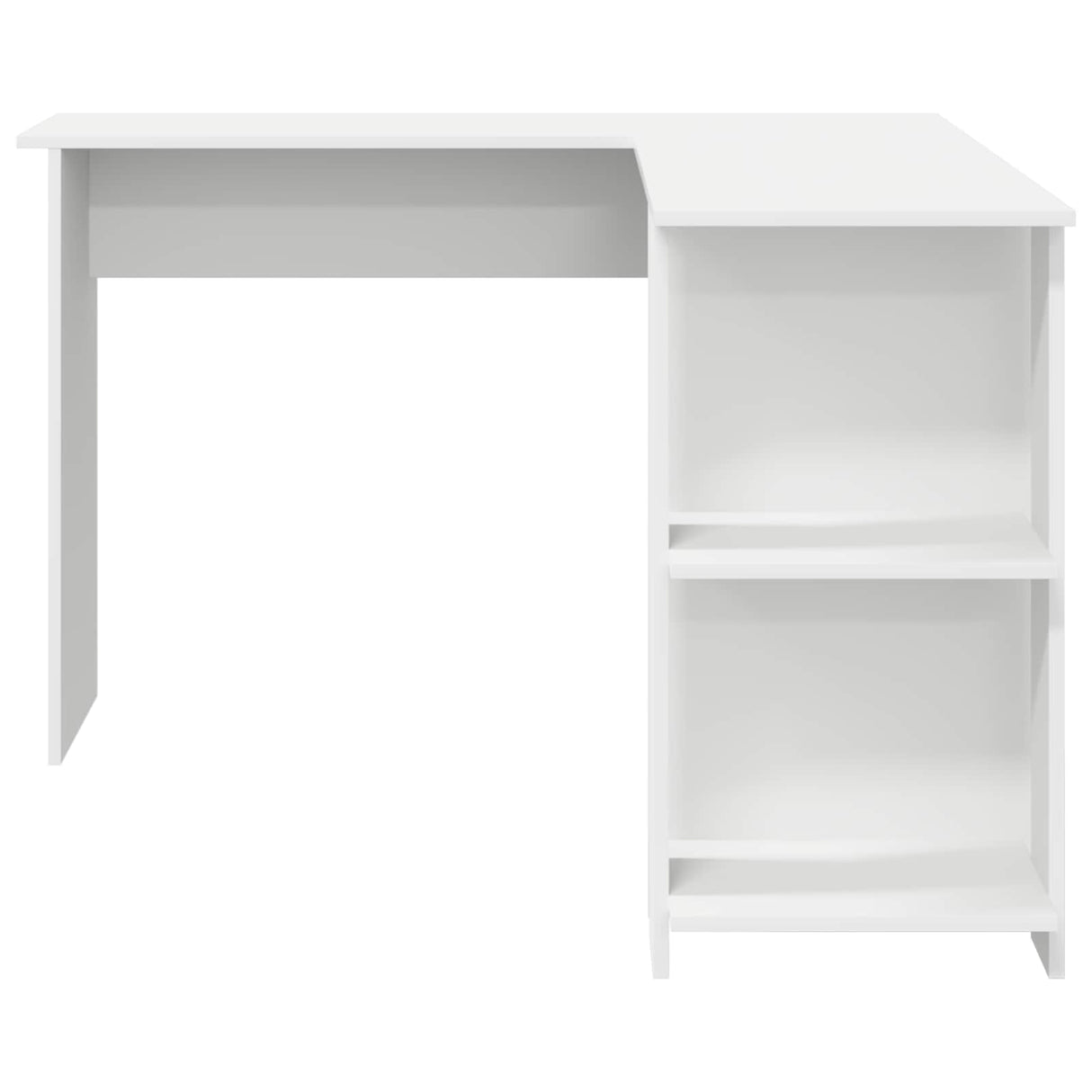 Corner Desk White Engineered Wood 140 x 113,5 x 75 cm
