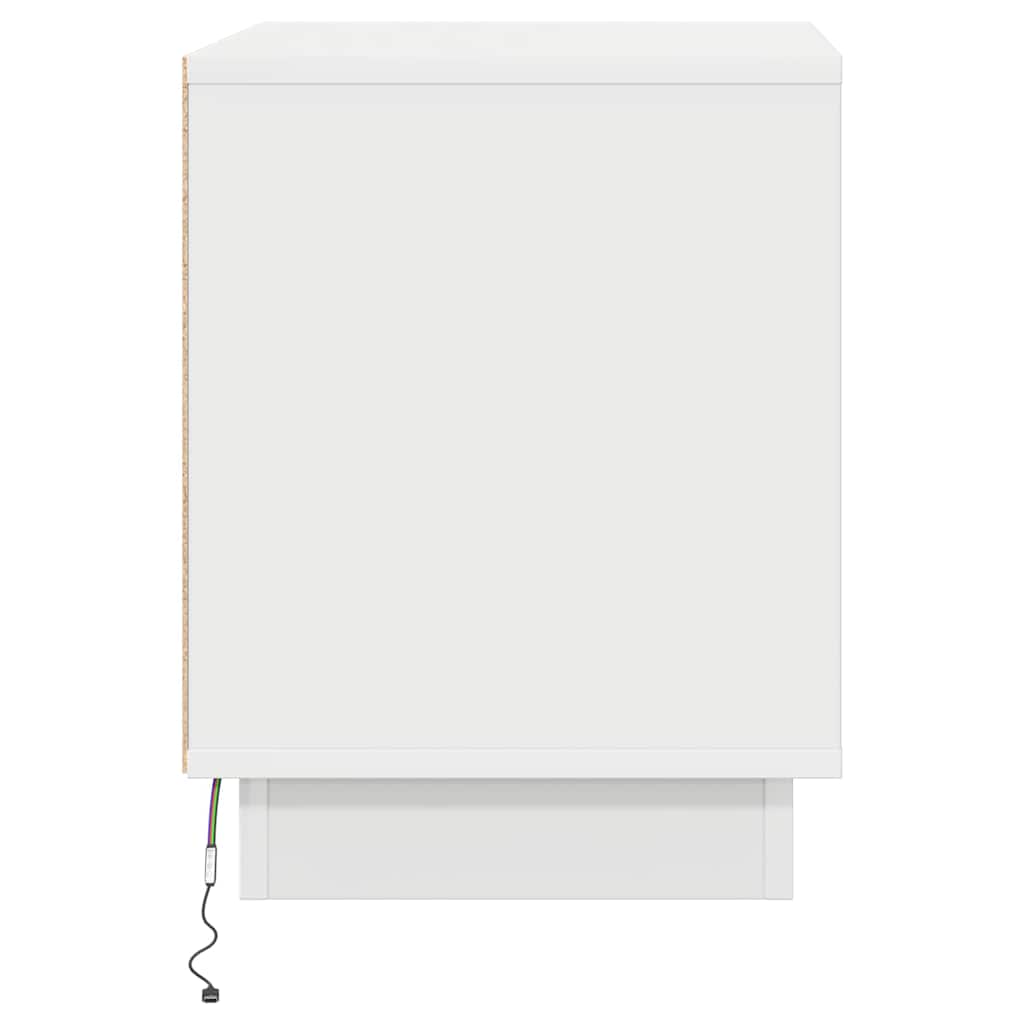 Bedside Cabinet 2 pcs White 44 x 34,5 x 45 cm Engineered Wood