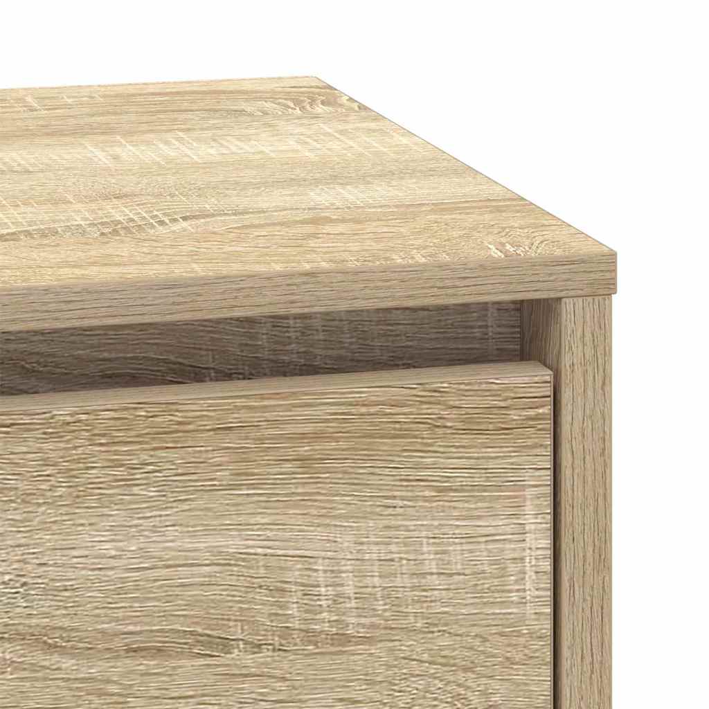 Bedside Cabinet with Drawer 2 pcs Sonoma oak 39 x 34.5 x 50 cm
