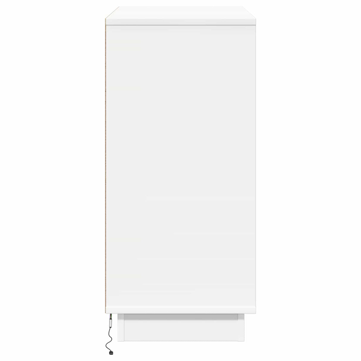 LED Sideboard White 71 x 34,5 x 75 cm Engineered Wood
