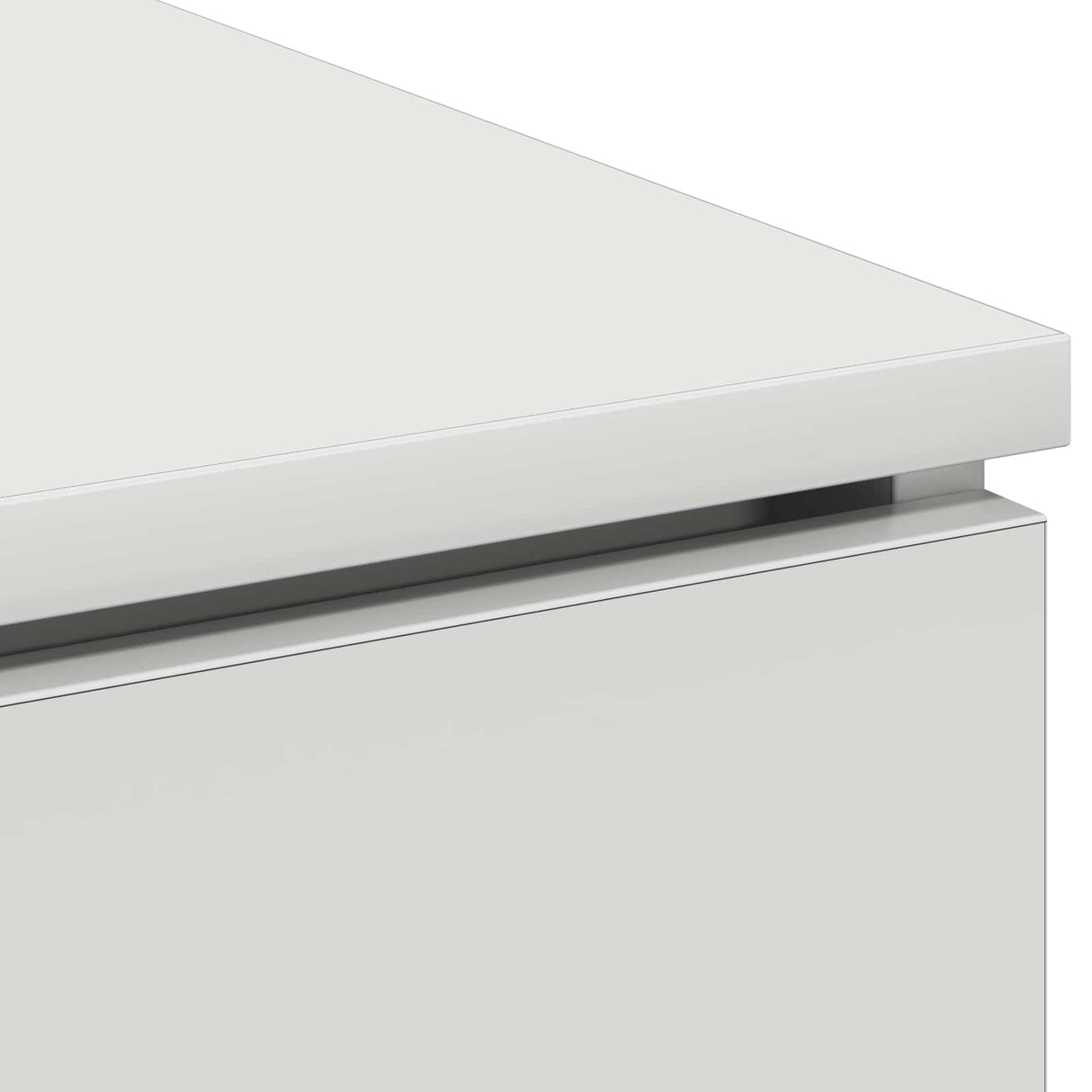 TV Cabinet 100 x 38 x 49 cm White Engineered Wood