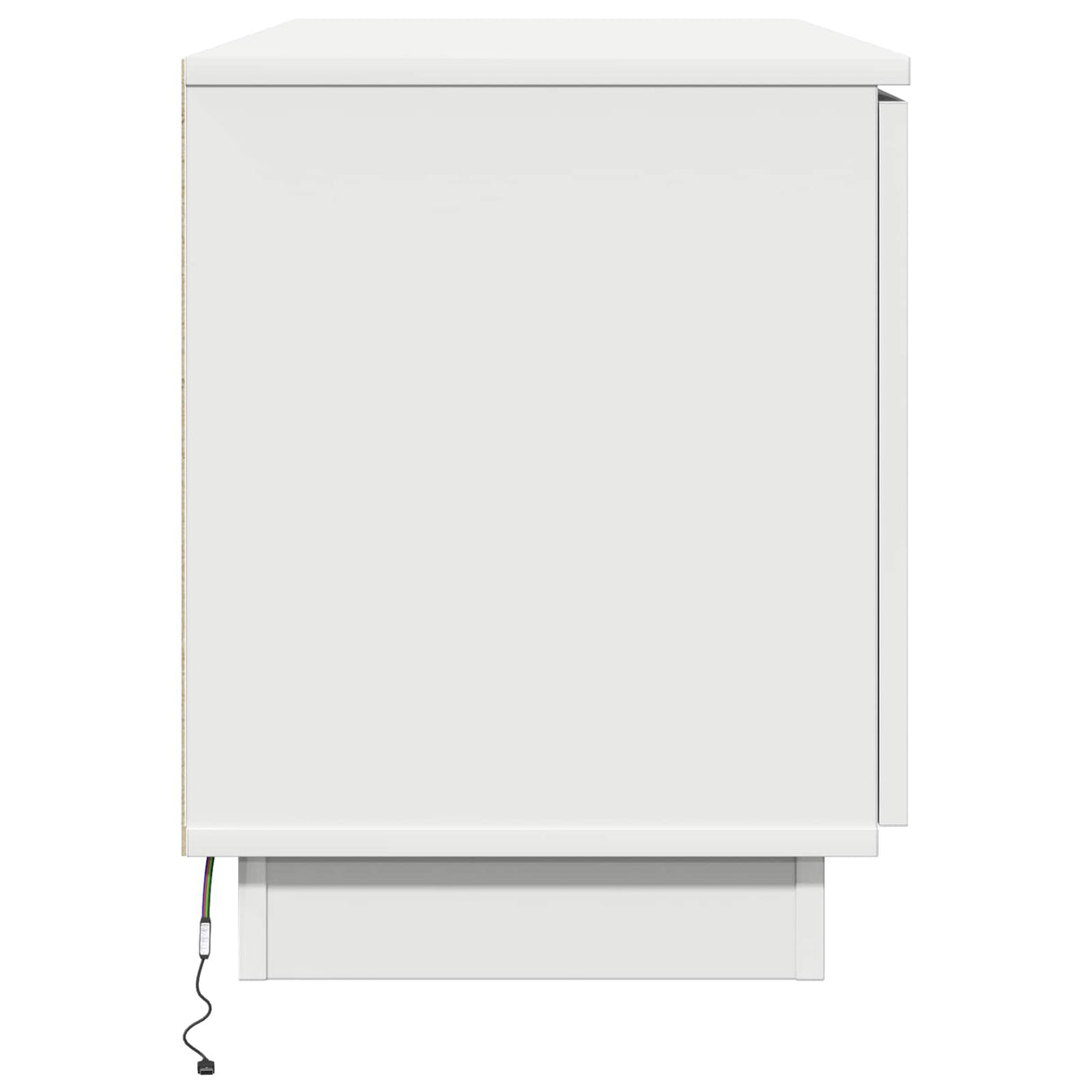 TV Cabinet 100 x 38 x 49 cm White Engineered Wood