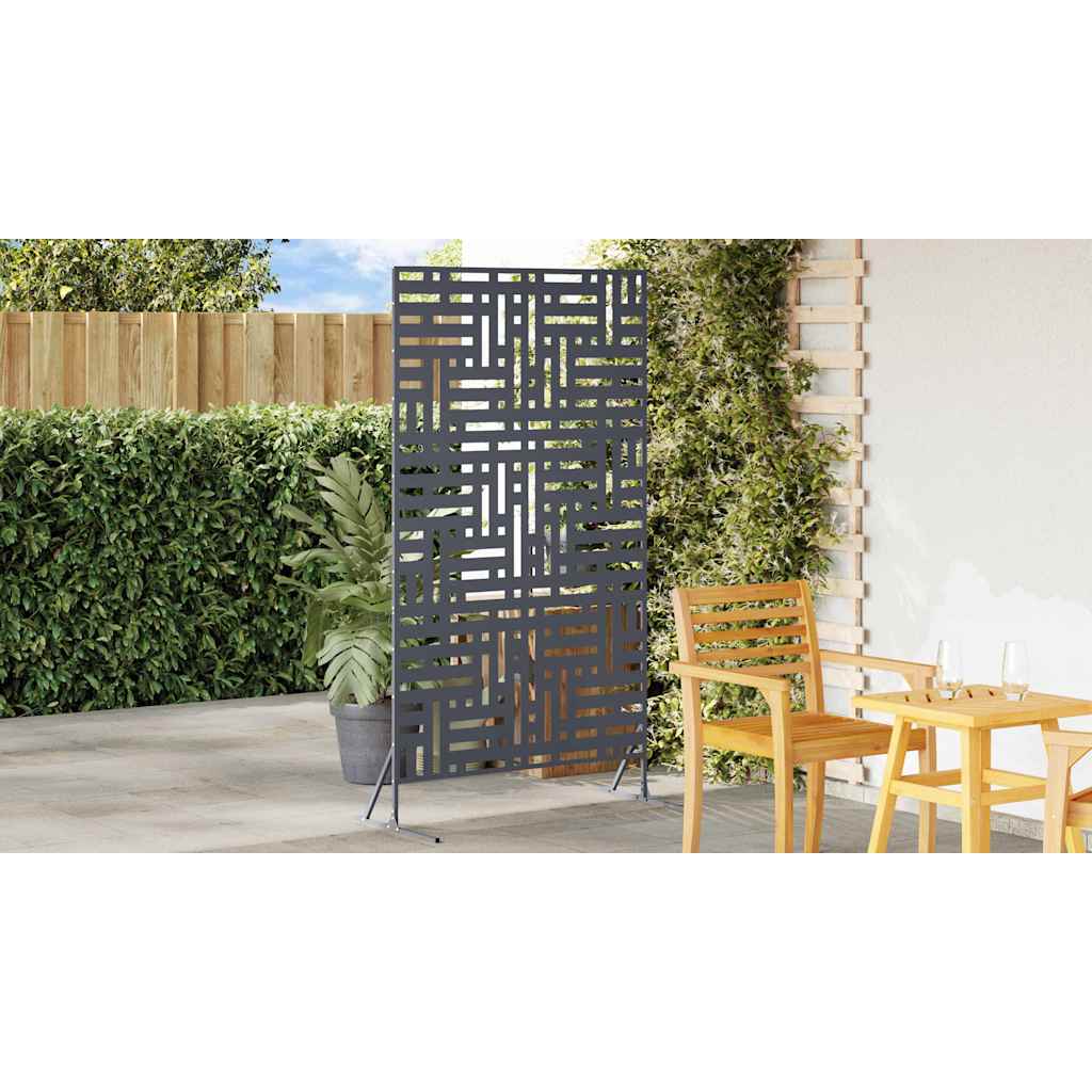 Privacy Screen 100 x 50 x 180 cm Steel Anthracite