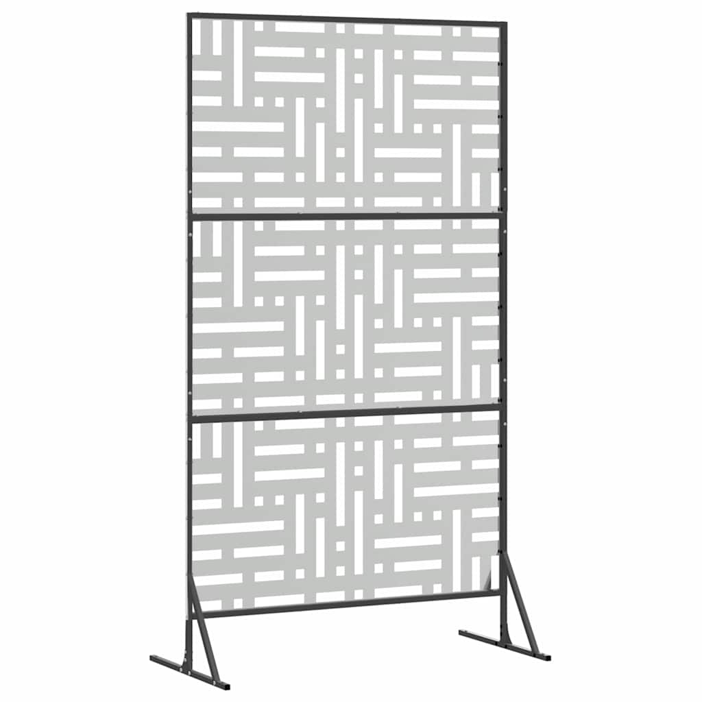 Privacy Screen 100 x 50 x 180 cm Galvanised Steel Silver