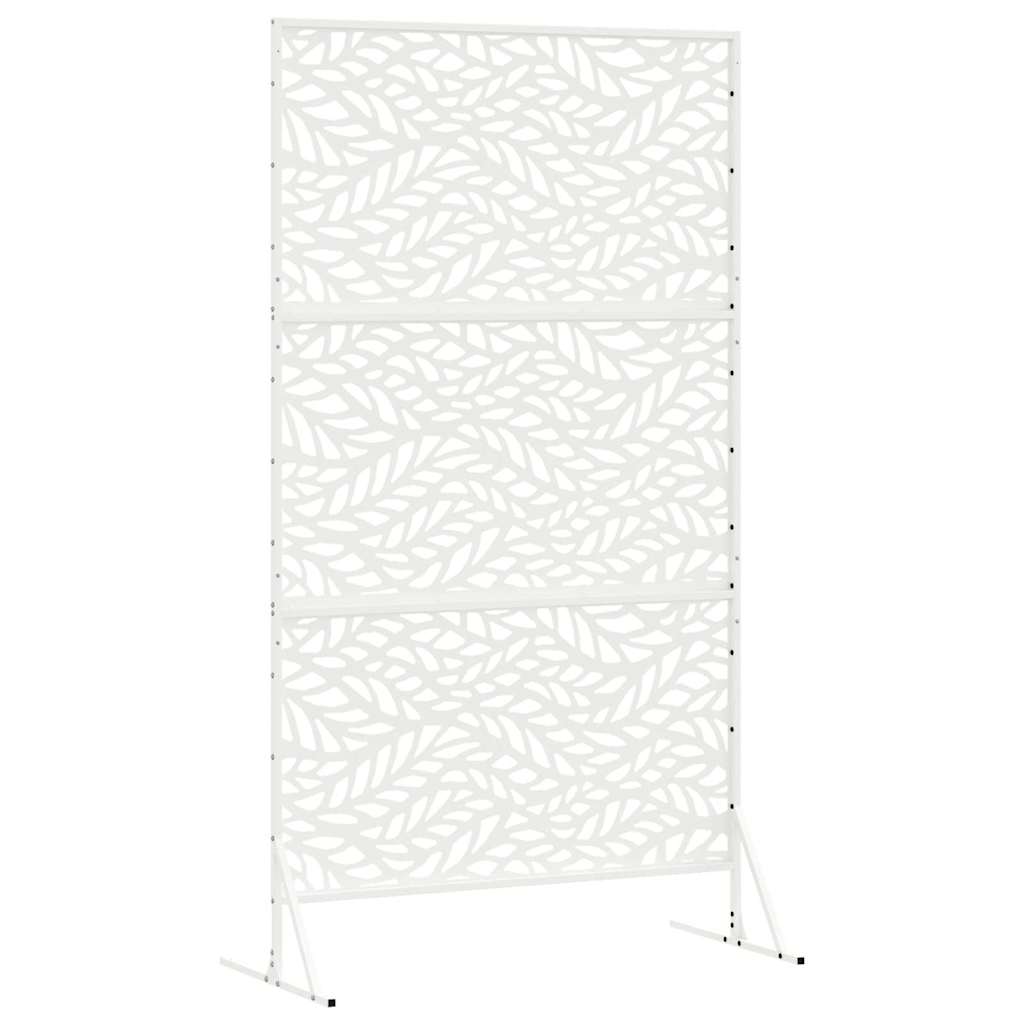 Privacy Screen 100 x 50 x 180 cm Steel White